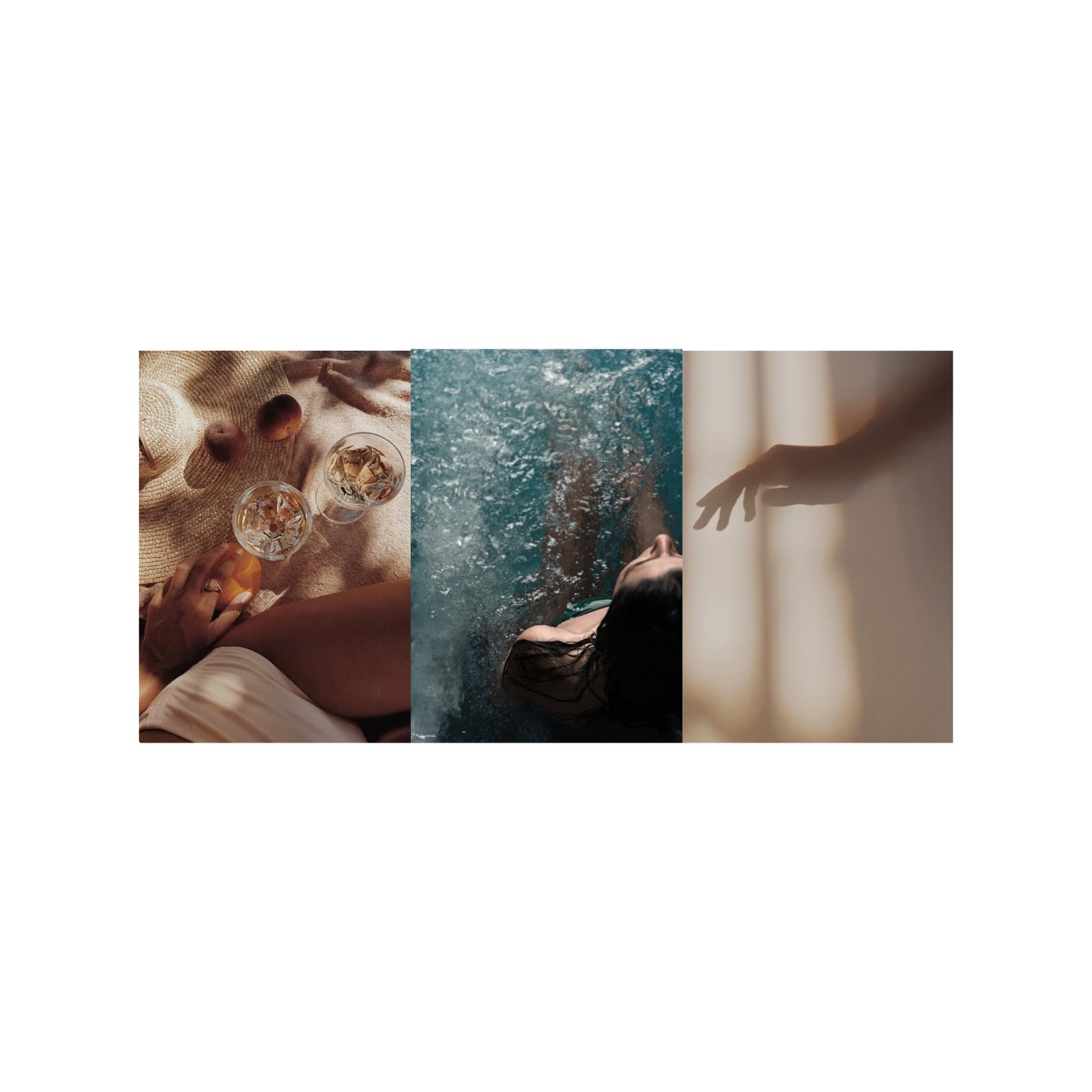 Guest touching water at Vaja